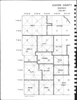 Custer County Code Map - West, Custer County 1985